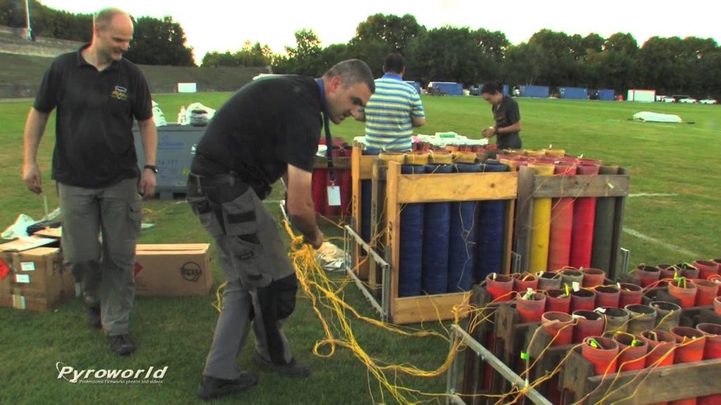 Pyronale 2013:  Behind the Scenes - Setup - fireworks - Feuerwerk - vuurwerk