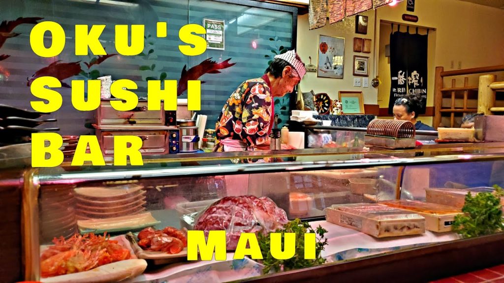 Oku's Sushi Bar Kobe Steak House Lahaina Maui. Good Sushi Good Price.