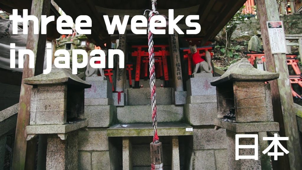 three weeks in japan