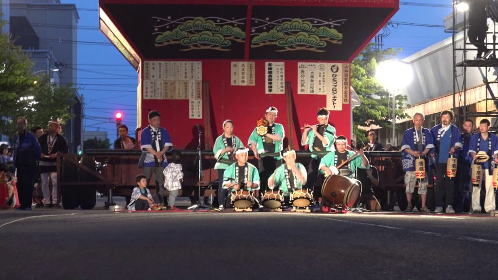 Yose Daiko, a folk song in Akita Prefecture  in Sakata Festival