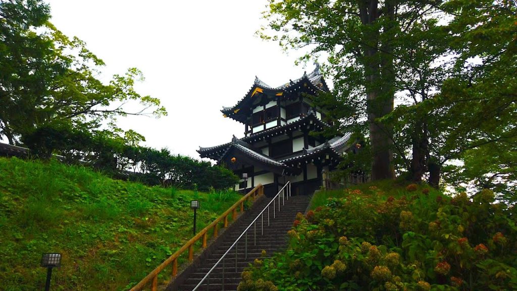 Japan Walk - Takada Park (高田公園 / 高田城) - 4K