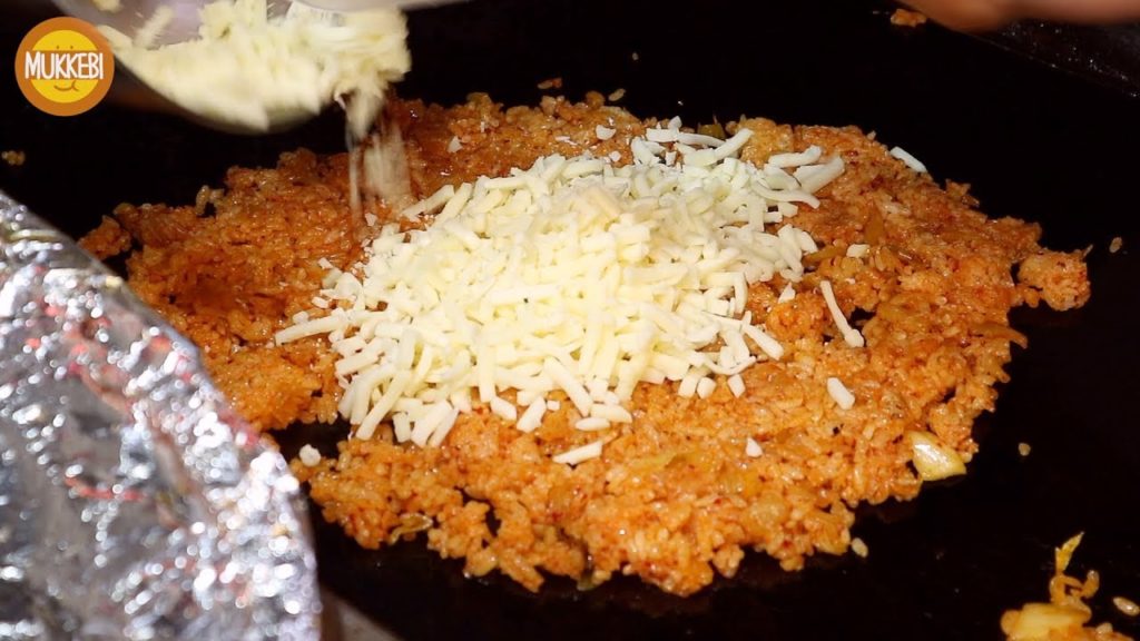 Kimchi Cheese Rice │ 김치치즈밥 │ Noryangjin, Seoul │ Korean Street Food