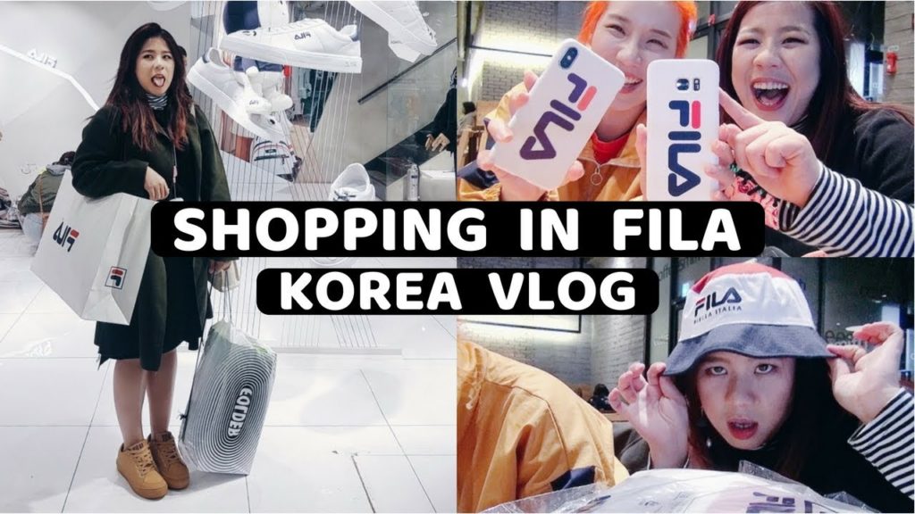 Korea Vlog: SHOPPING IN FILA + HAUL