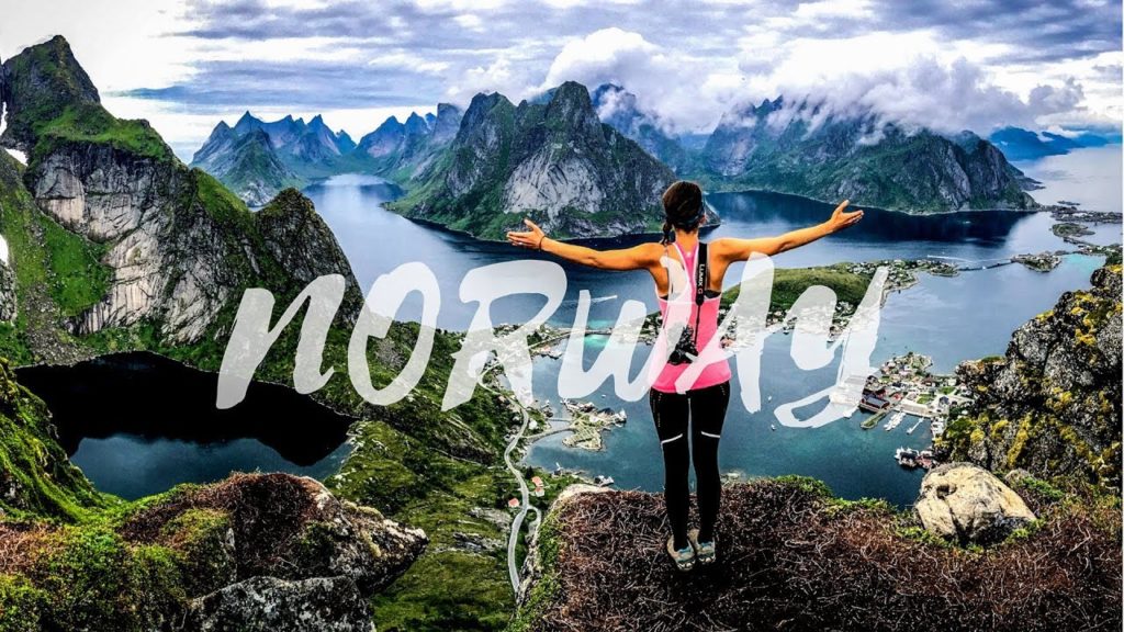 NORUEGA en bicicleta | Vistas aéreas DRON DJI MAVIC AIR