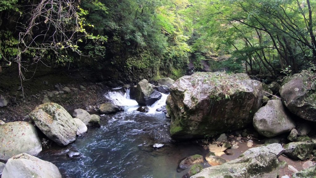 箱根の秘境　堂ヶ島渓谷　4K Hakone Japan.Rare Hakone, “Dogashima Valley”