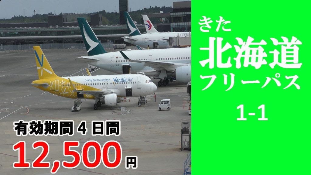 1-1 【きた北海道フリーパス】成田→新千歳　北海道旅行に必須？2万円得する？ＪＲ北海道のお得なきっぷ「きた北海道フリーパス」とは／Hokkaido travel