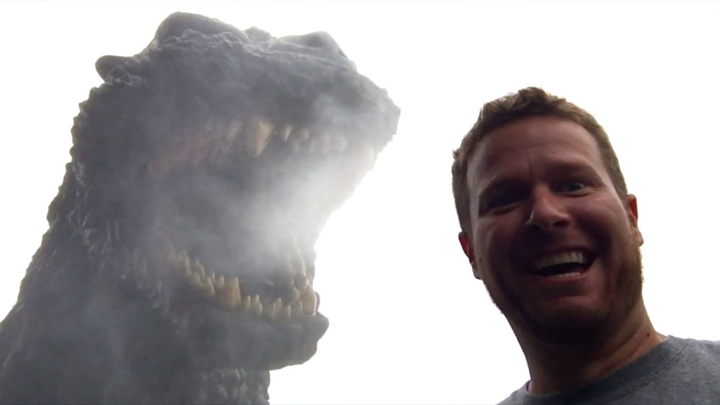 Godzilla Statue in Tokyo, Japan