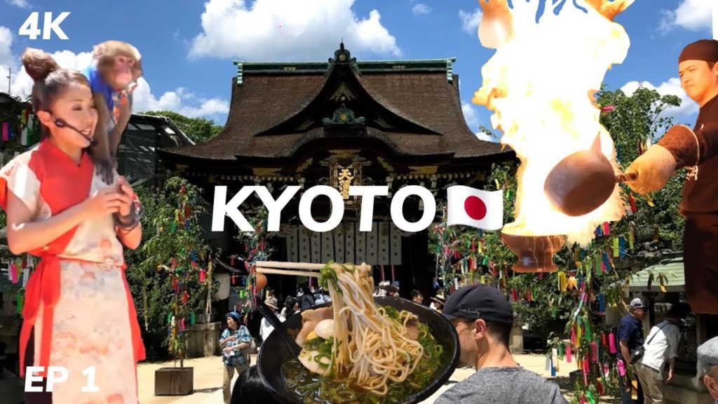 KYOTO JAPAN SUMMER TOUR 4K 🇯🇵[Ep 1] Digital Nomad Vlog #104