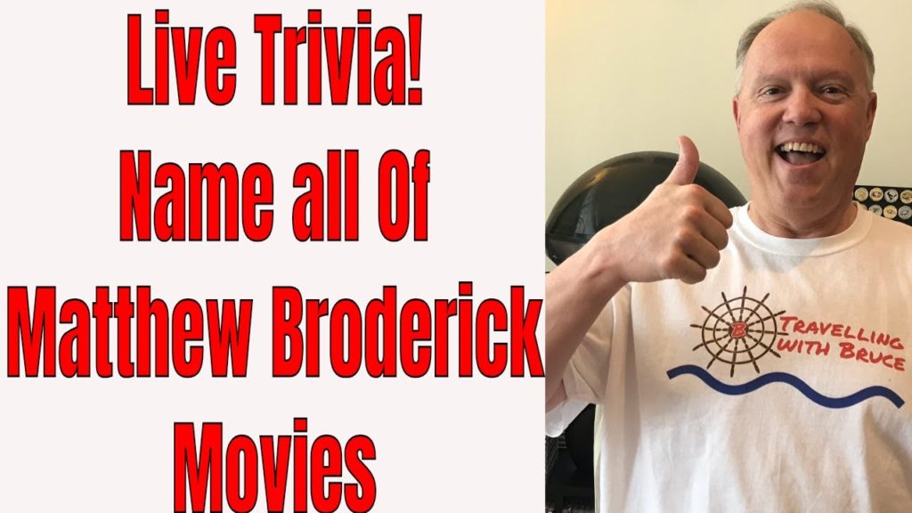 Travelling with Bruce Live Thursday Night Prime Time Trivia!