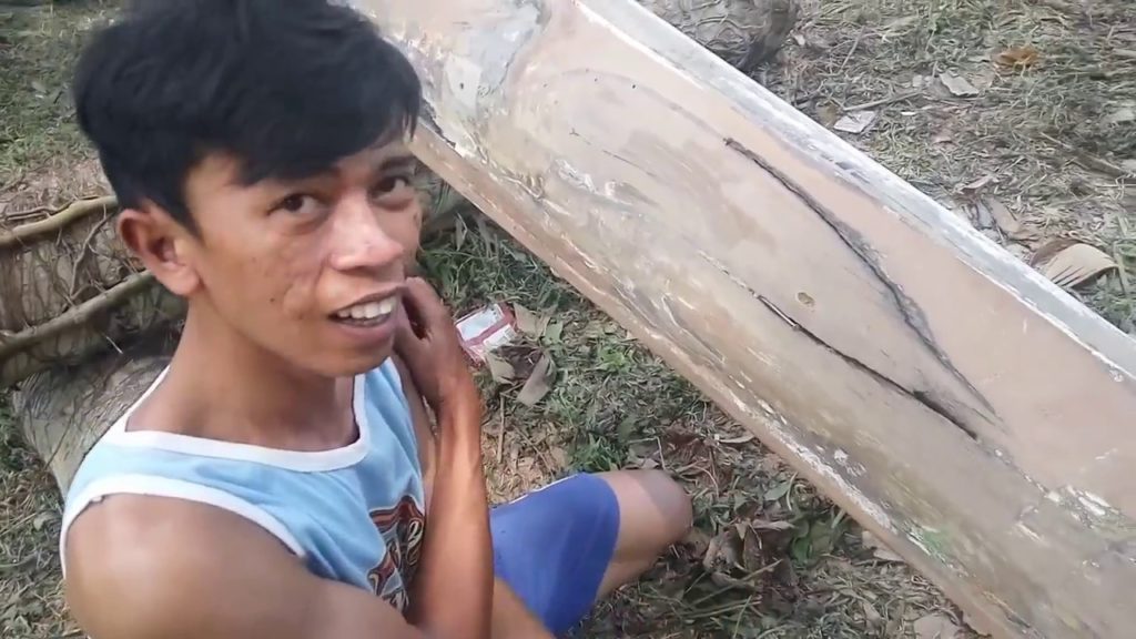 DESA KOTO TUO #Memperbaiki perahu jalur