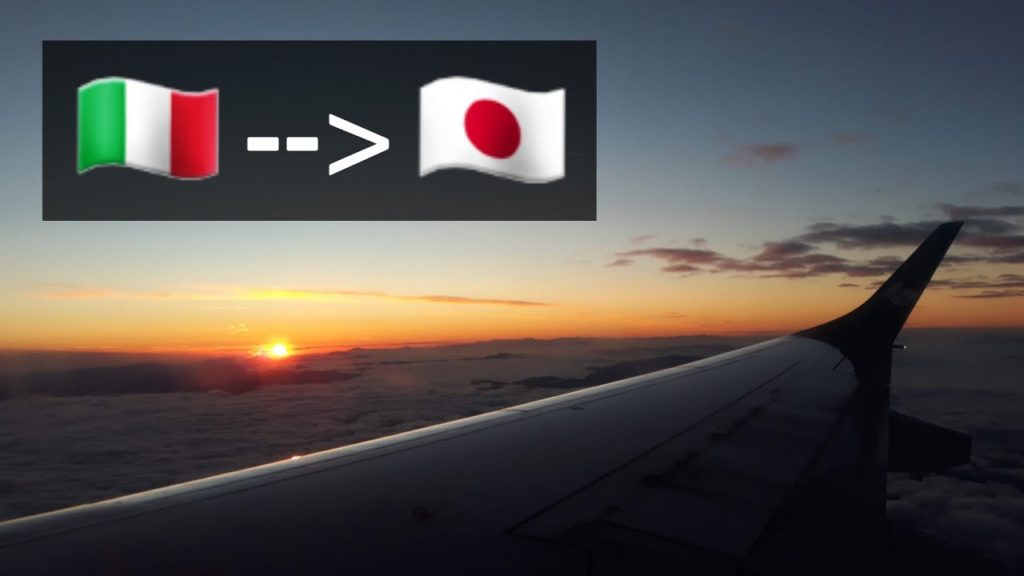 MY ENTIRE JOURNEY FROM ITALY TO JAPAN | 26 HOURS [THE FLIPPER]