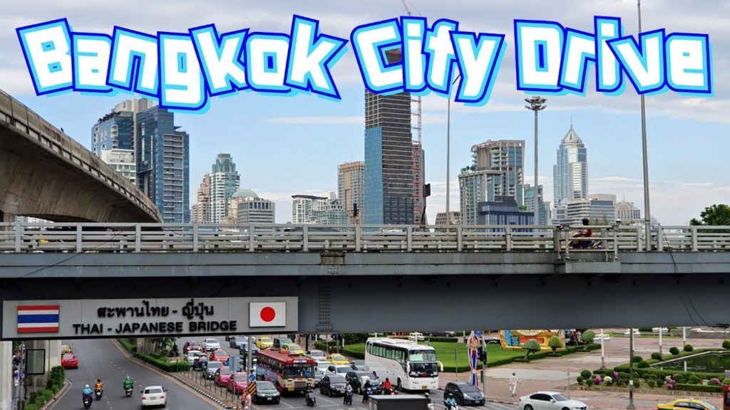 Driving in Bangkok | Thai-Japanese Bridge - Asok intersection - Sukhumvit Soi 33/1