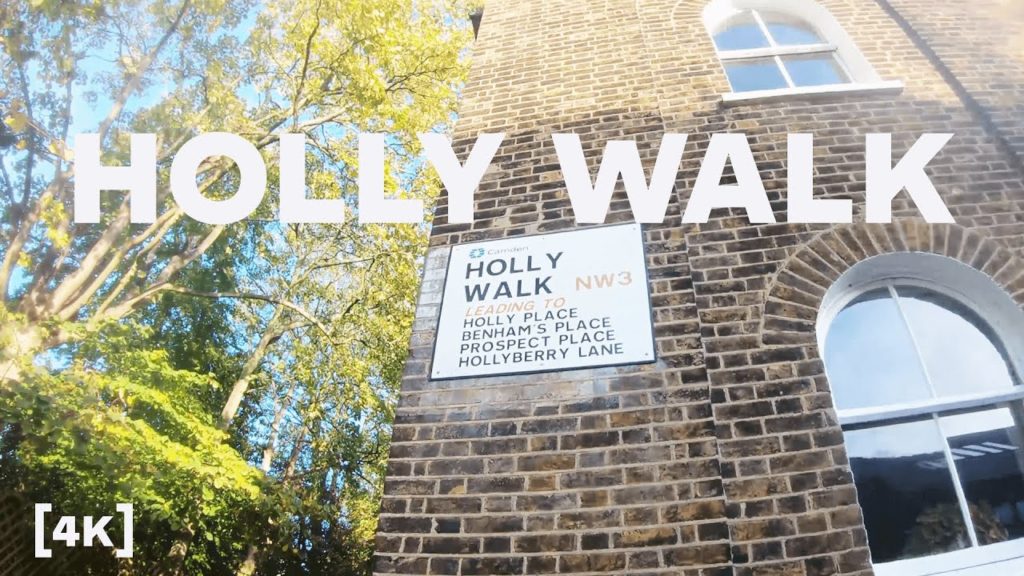 [ 4K ]  SECRETS OF LONDON - A Virtual Walk in Hampstead's HOLLY WALK