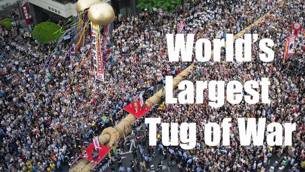World's Biggest Tug of War - Okinawa, Japan