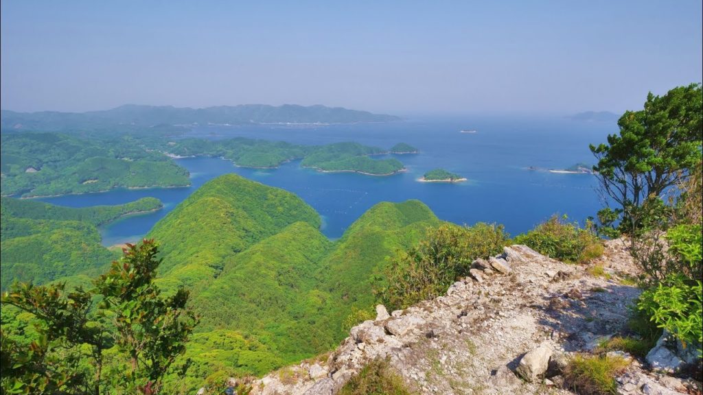 JG☆☆☆☆☆ 4K HDR 長崎対馬 防人の最前線要塞 金田城(特別史跡) Nagasaki,Kaneda Castle(Special Historic Site)