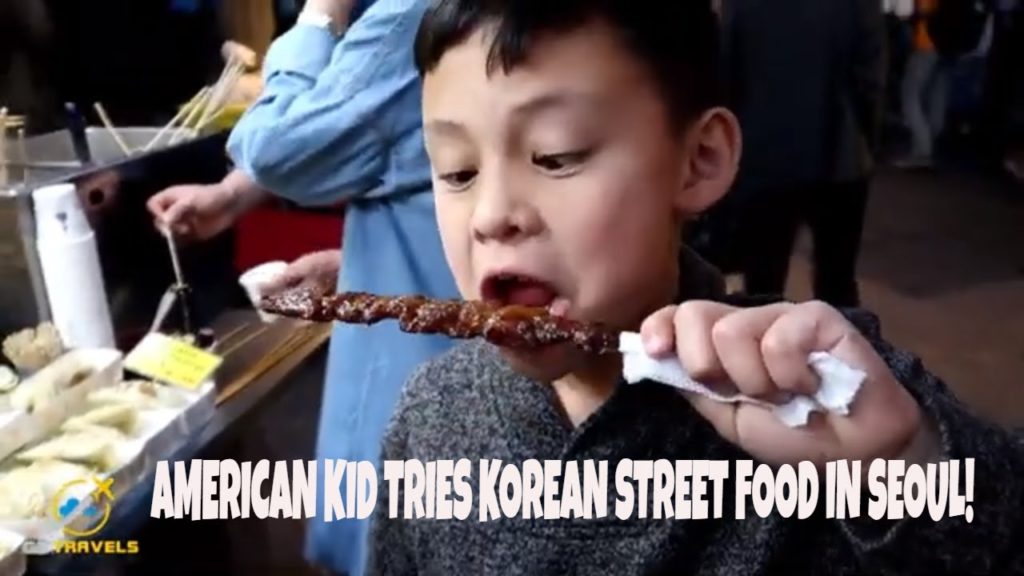 Trying Korean Street Food at the Namdaemun Market in Seoul