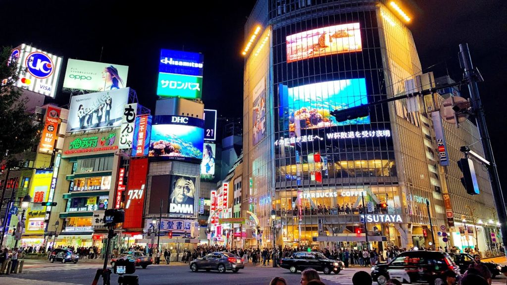 [4K] 渋谷 センター街 夜散歩 2019/10 Night Walk in Tokyo Shibuya