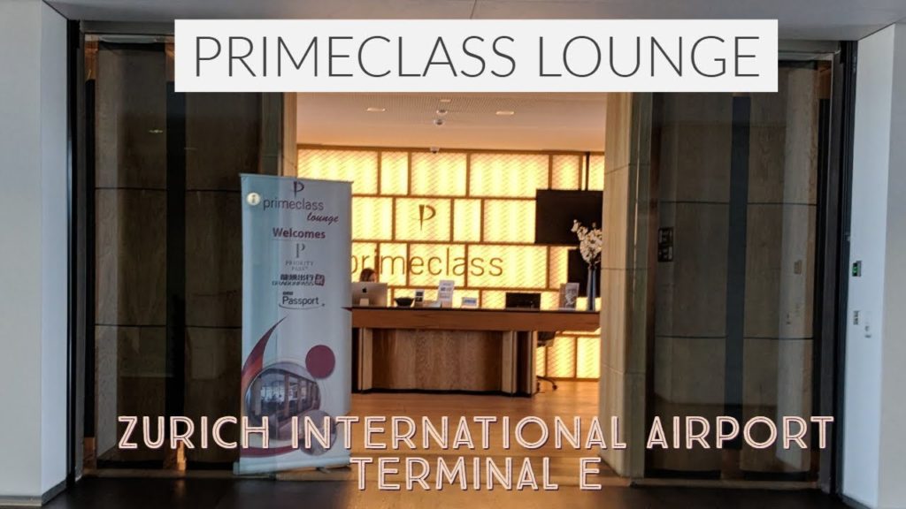 Primeclass Lounge in Zurich International Airport (ZRH) + Plane spotting