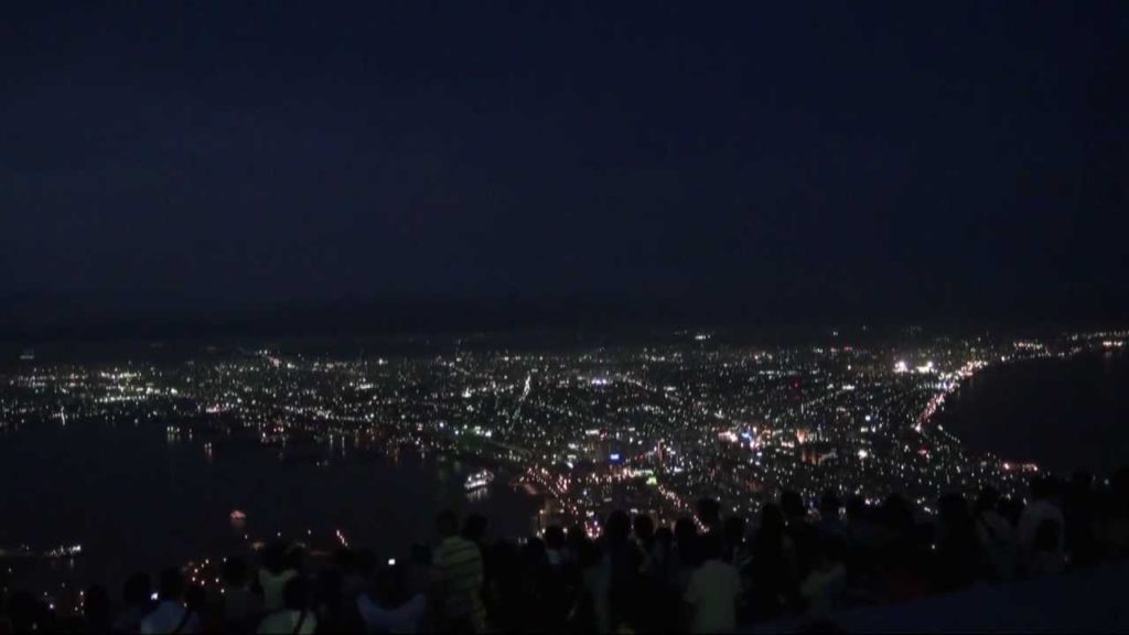Night view of Hakodate 函館の夕景から夜景