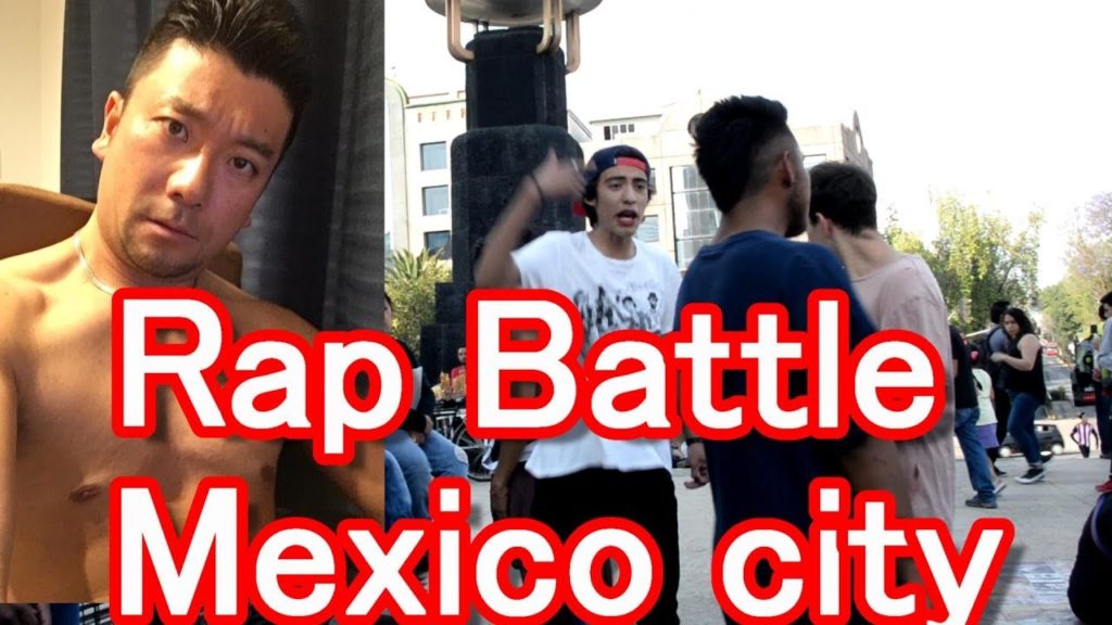 アキーラさん観察！メキシコ・メキシコシティー・ラップ（MC)バトルRap game(Battle) in Mexco city,Mexico