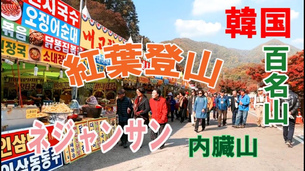 【korea】【韓国登山】韓国百名山ネジャン山（内蔵山）の山旅☆