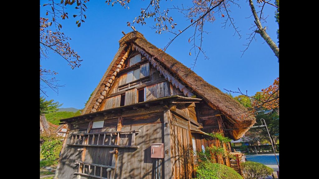 JG☆☆☆8K HDR 岐阜 下呂合掌村(重文)と円空岩遺跡 Gifu,Gero Gassho Village and Enku Rock Site(Buddha Sculptor)