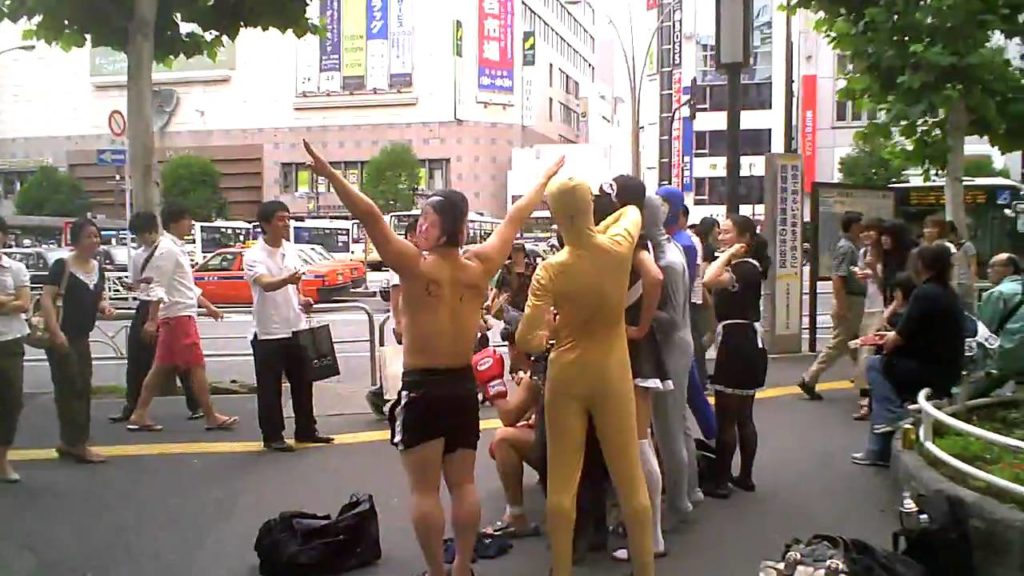 Japanese in Shibuya Japan before the 8.9 Earthquake