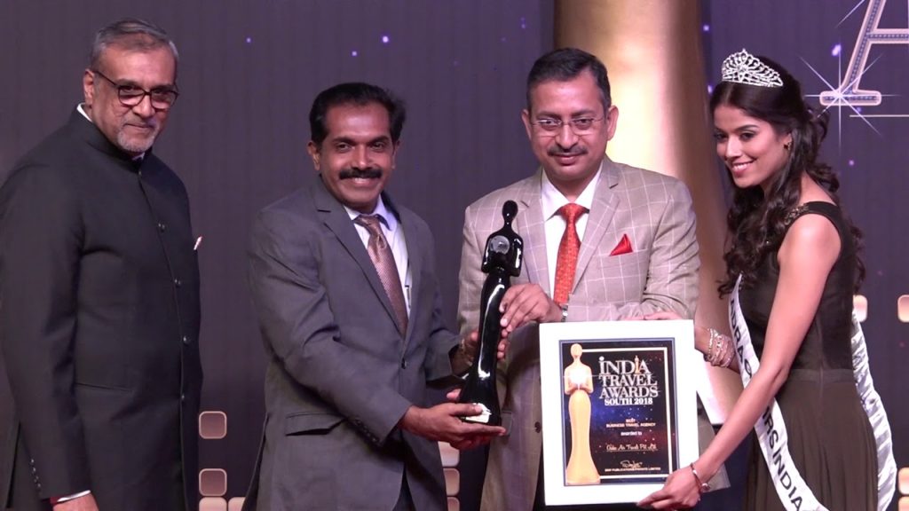 Osaka Air Travels receives Best Business Travel Agency South award