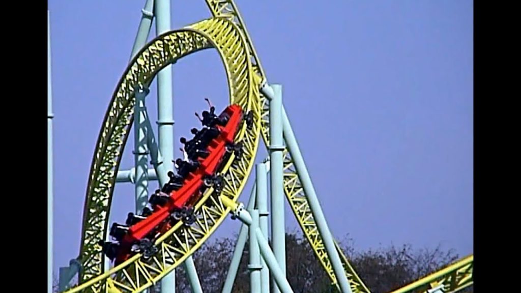 Kawasemi Mega-Lite Coaster (off-ride) - Tobu Zoo Park in Japan