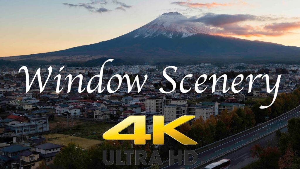 【4K Window Scenery】 Mt. Fuji over the Highway at Sunset【No Looping】 【4K Window Scenery】 Mt. Fuji over the Highway at Sunset【No Looping】