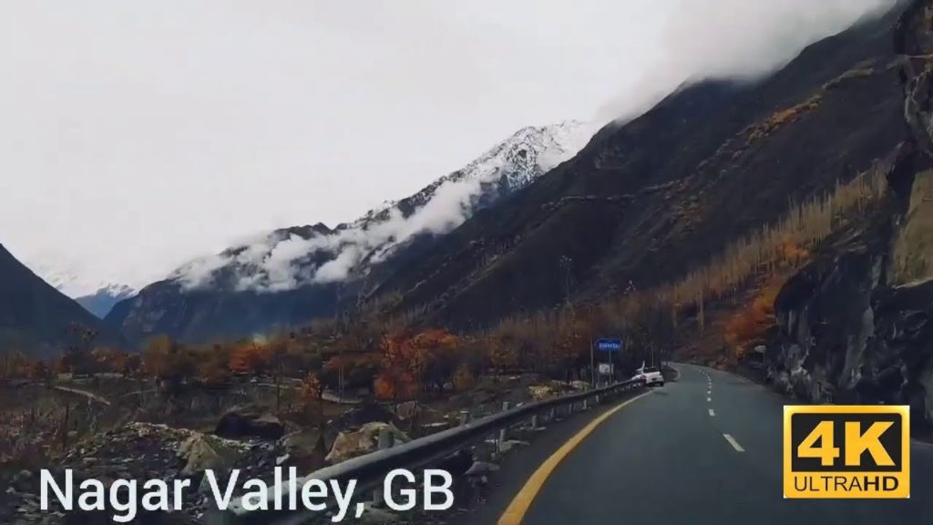 Fascinating Snow on Mountains Nagar Valley Gilgit Baltistan Pakistan | 4K Ultra HD
