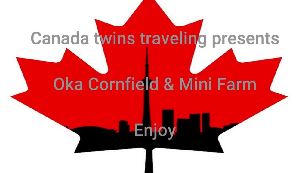 Driving Montreal To Oka @ Visited  Mini Farm & Corn field