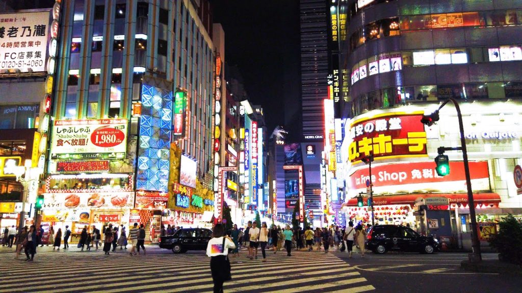 [4K] 新宿 散歩 Walking in Tokyo Shinjuku Kabukicho at night 2019/08/19