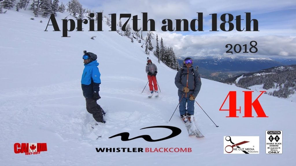 April 17th and 18th at Whistler,  Is the snow ever going to end?