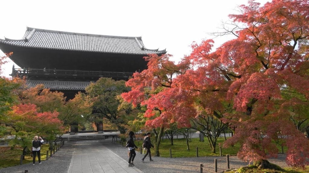【4K】Kyoto Nanzenji Temple Autumn Leaves 2019 - 京都 南禅寺水路閣の紅葉 | Japan walking guide