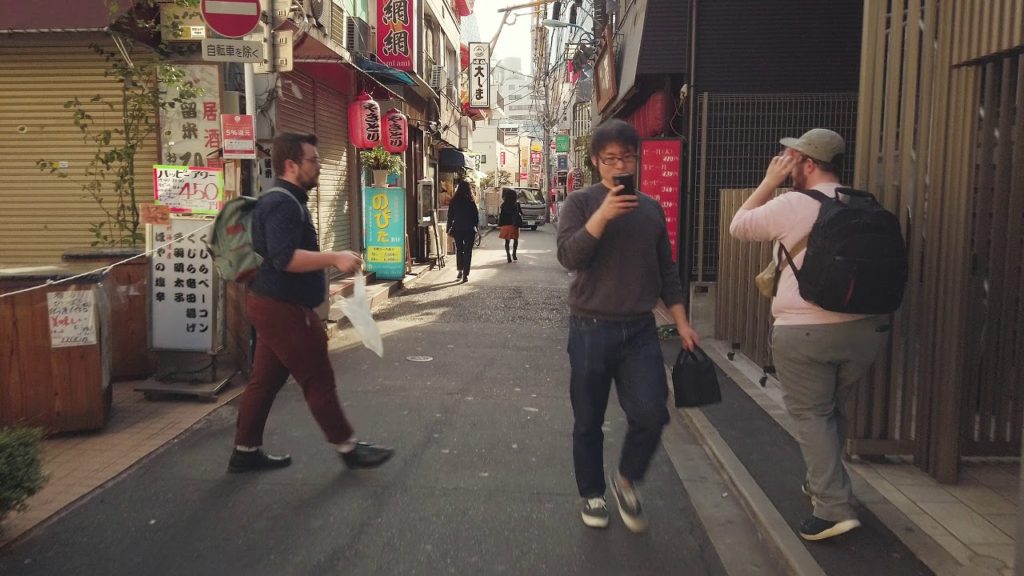 Walking Okubo City to Shinjku City. travel in Tokyo, Japan (Binaural City Sound) Osmo Pocket 4k ASMR