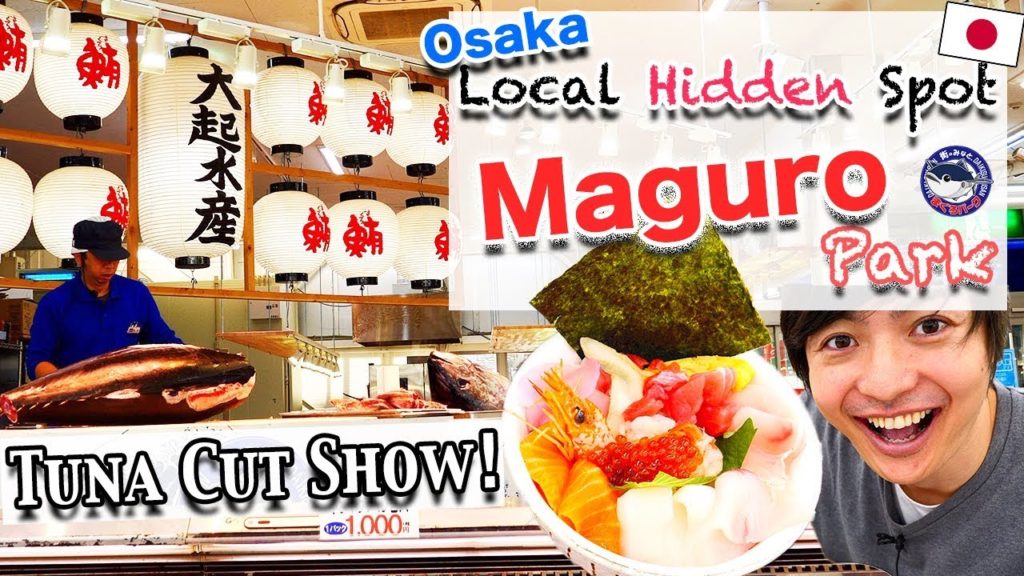 🇯🇵Tuna Cut Show and Cheap Seafoods! Osaka Hidden Local Fish Market "Maguro Park!" #211