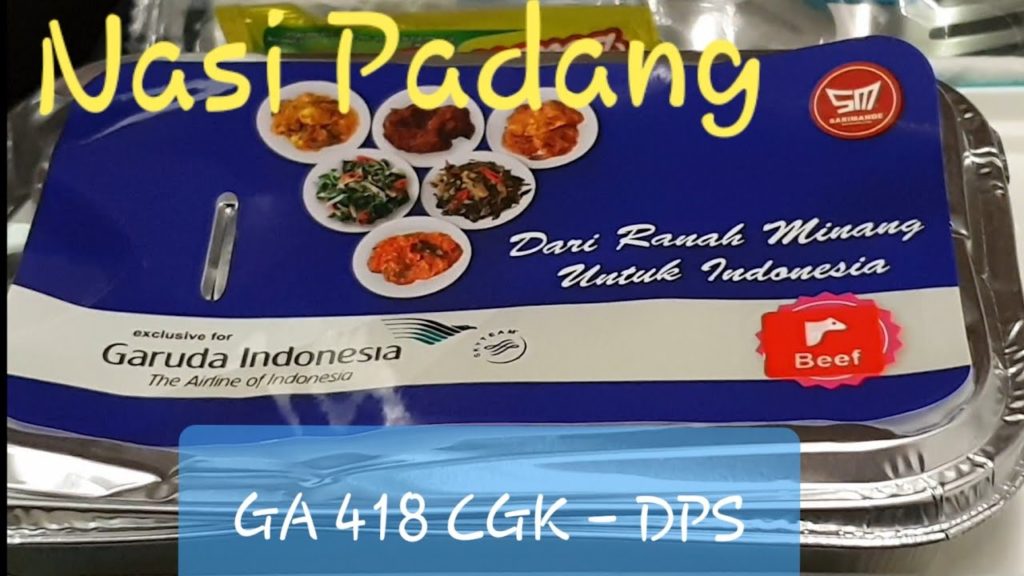 Garuda Indonesia GA 418 Jakarta - Denpasar | Nasi Padang Sarimande on Airbus A330-300 Flight Report