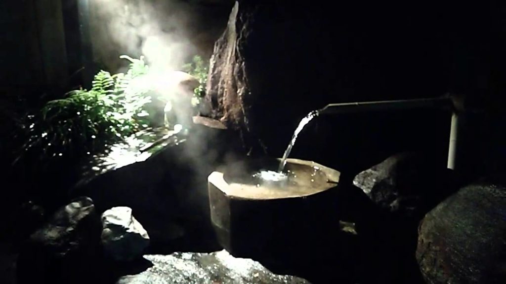 Shibi Hot Spring (Kagoshima, Japan) - Relaxing sounds of hot water flowing out of bamboo -