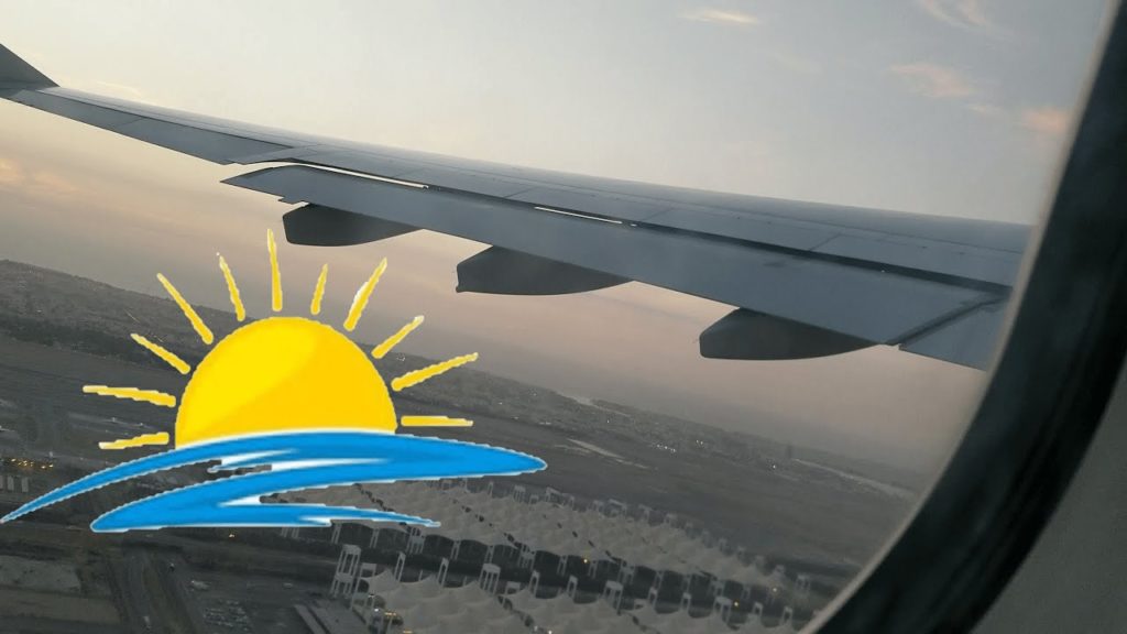 Beautiful view of Jeddah Takeoff Saudi Arabia | 4K Ultra HD