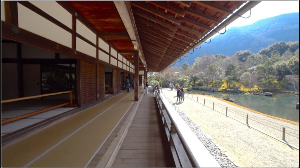Kyoto Arashiyama Tenryuji temple Walking - World Heritage Site  [4K] POV