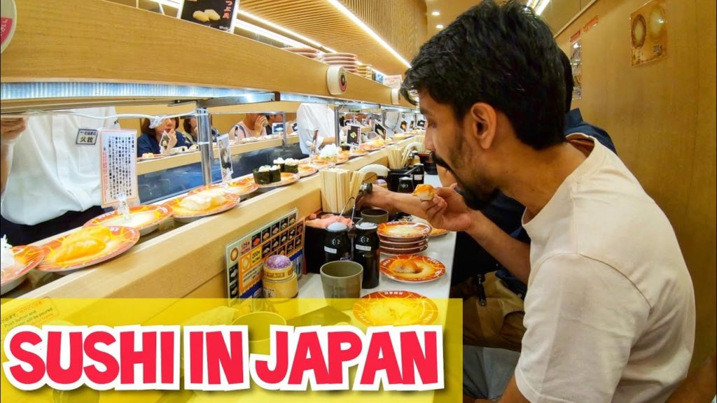 INDIAN TRY SUSHI FOR FIRST TIME IN JAPAN !!! How Expensive is Sushi??
