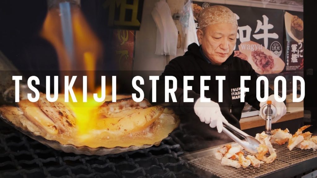 Fantastic STREET FOOD from Tsukiji Fish Market, Tokyo | Japanese Street Food