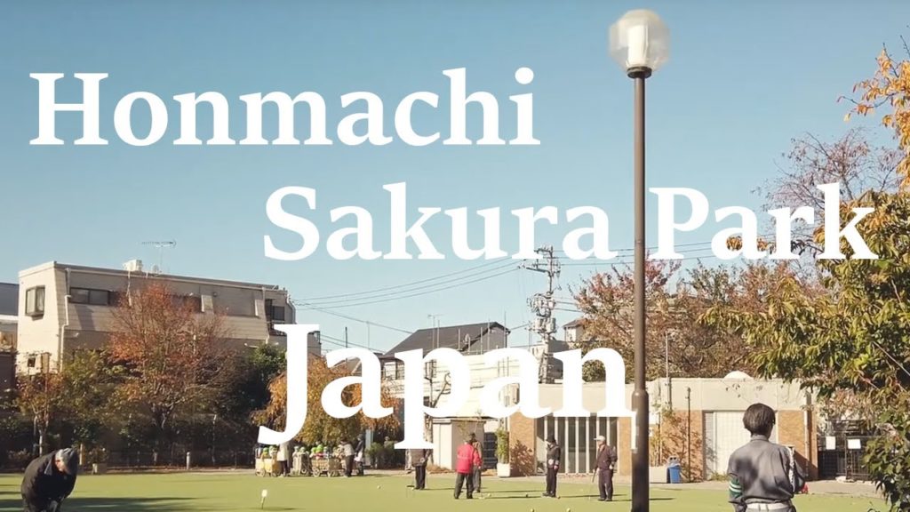 Walking on Honmachi Sakura Park in Shibuya, Tokyo Japan. Solo travel in Japan | DJI Osmo Pocket 4k