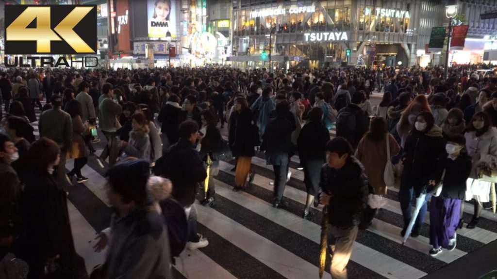Tokyo City - Japan || Jalan Jalan Malam Hari di Pusat Kota Tokyo Jepang  渋谷 - 新宿 -  東京