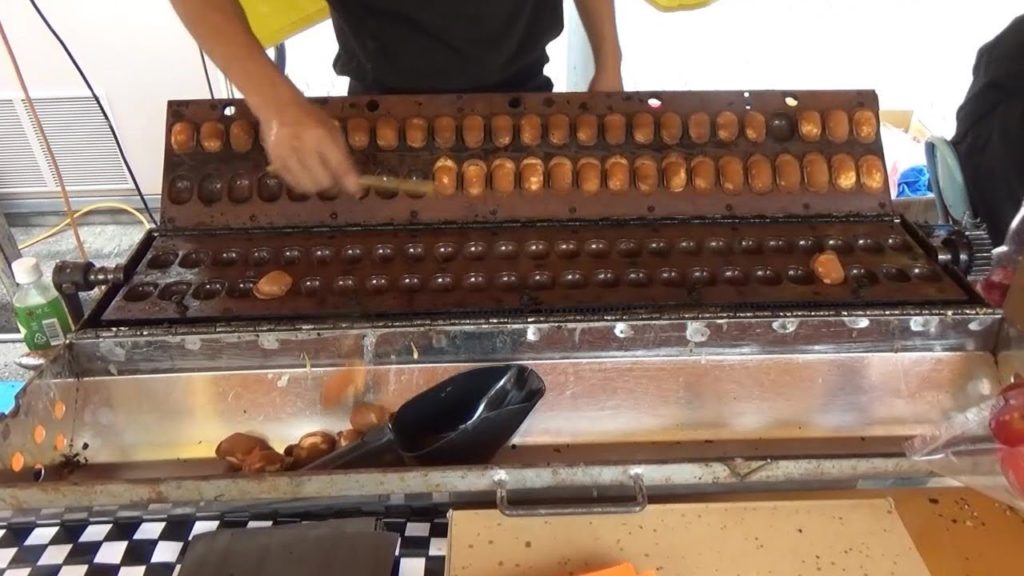 How to make Mini Castella Cake - Japanese Street Food