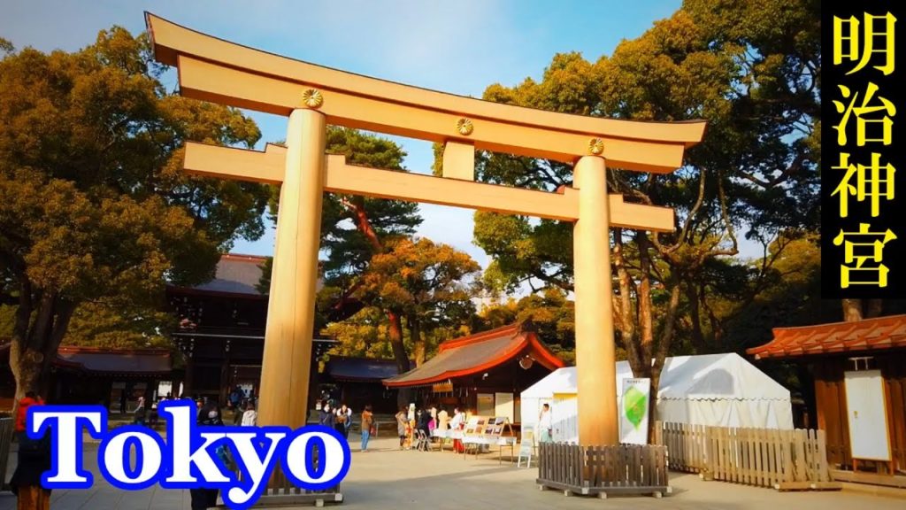 HQ Sound🎧 Walking Tokyo 🚶‍♂️ Meiji-jingu Shrine in Harajuku　明治神宮 を散策（原宿～参宮橋）　【高音質】Japan　日本東京