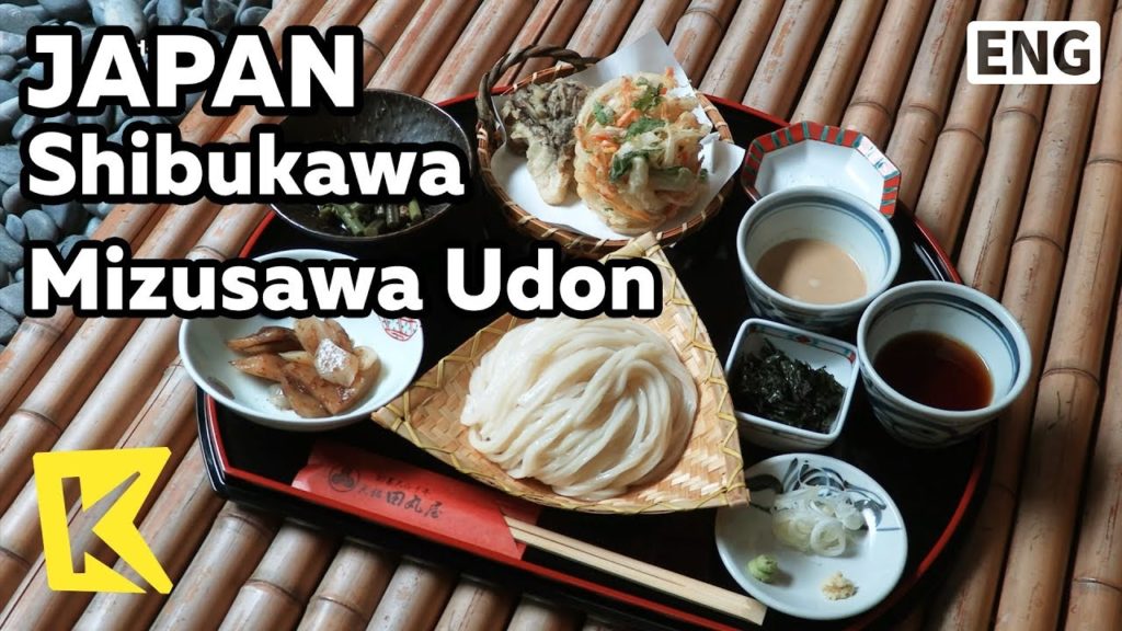 【K】Japan Travel-Shibukawa[일본 여행-시부카와]차가운 미즈사와우동/Mizusawa Udon/Tamaruya/Kake/Mineral water