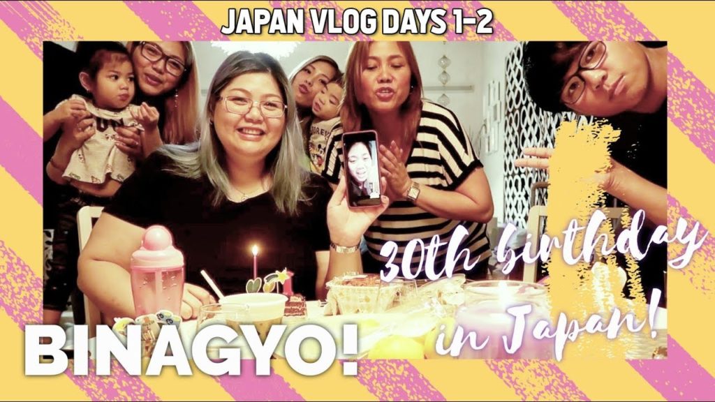 BINAGYO YUNG BIRTHDAY KO! | JAPAN VLOG DAYS 1 & 2 | Bing Vlogs