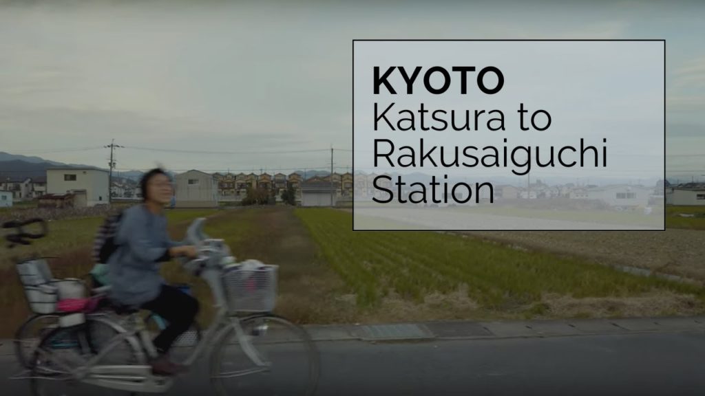 【4K】Walk in Kyoto | From Katsura to Rakusaiguchi Station | Street Sounds ASMR